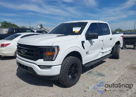 2022 Ford F-150 Xlt из США, поврежденный, VIN 1FTFW1E85NFC43109